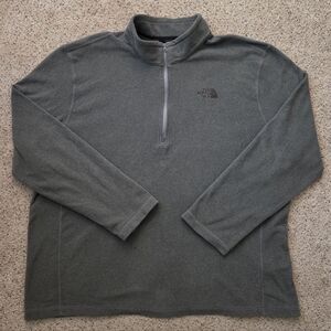 The North Face Grey Quarter Zip Sweater
